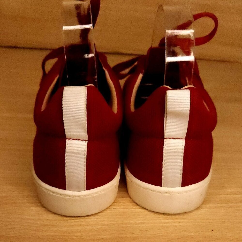 Journee Collection Red Casual Sneaker 7 - Picture 3 of 8
